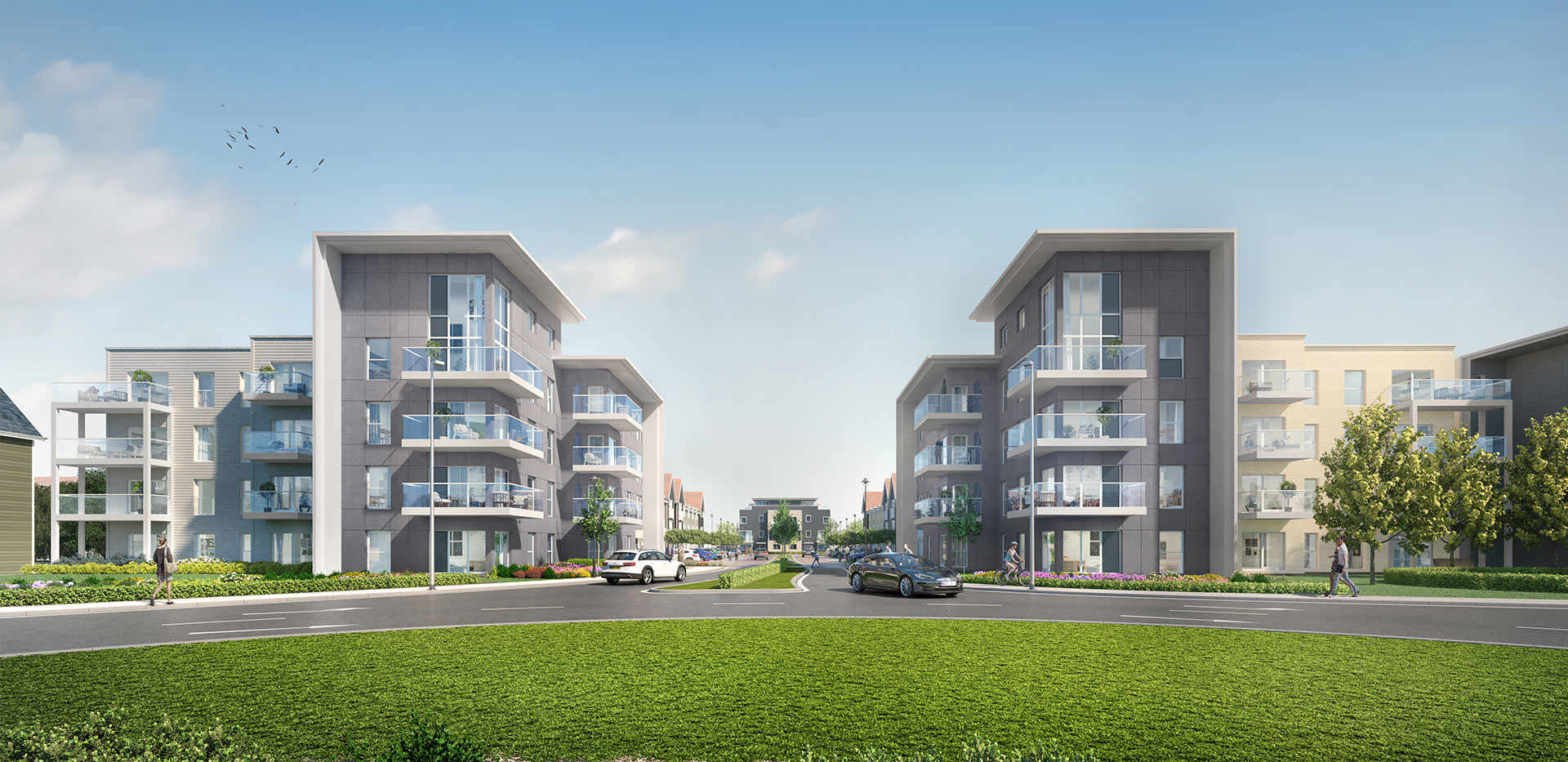 Green Park Village, Exterior