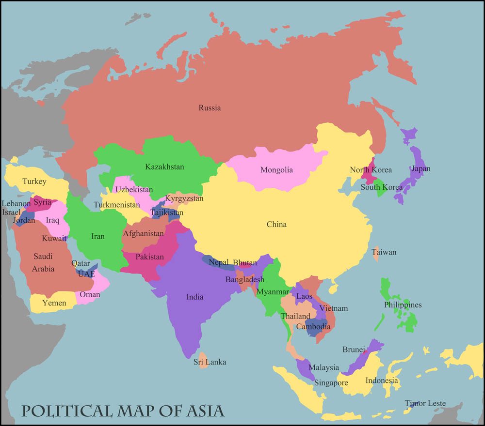 Asia на русском. Азия карта со странами и столицами на русском. Карта Азии на русском языке со странами. Карта Азии со странами на русском. Карта Азии со странами и столицами на русском языке.